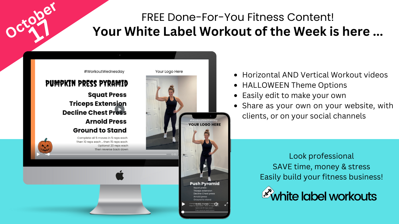 You are currently viewing White Label Workout of the Week:  Push Pyramid