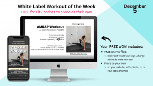 Read more about the article WOW Day! This week’s workout is an AMRAP
