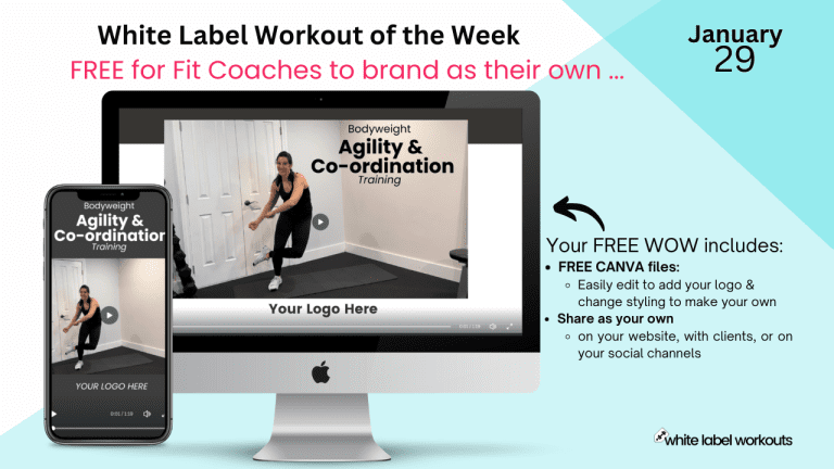 Read more about the article A FREE White Label Workout … and a #Fitspiration Monthly Content Club Launch!!