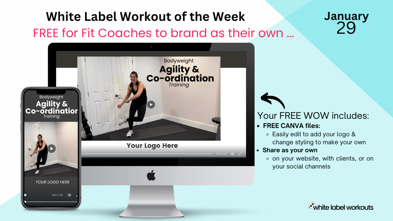 You are currently viewing A FREE White Label Workout … and a #Fitspiration Monthly Content Club Launch!!