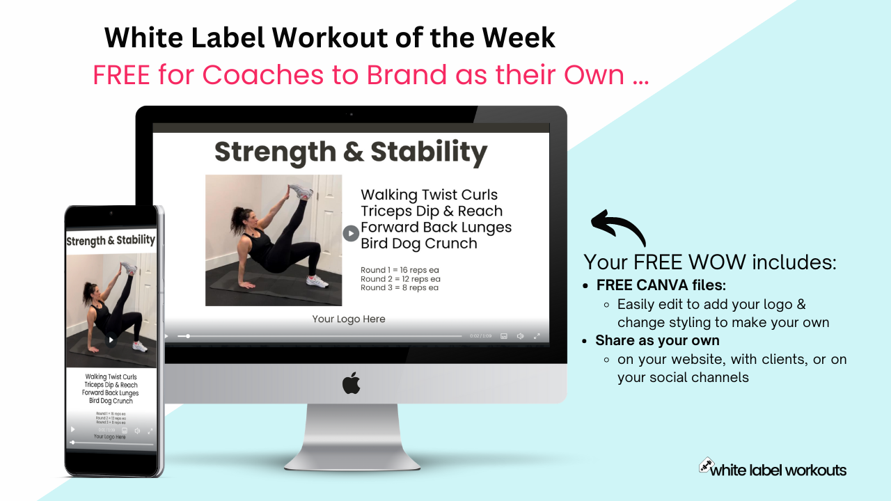 You are currently viewing Strength & Stability – Training 2 Fit Principles Together with this week’s White Label Workout