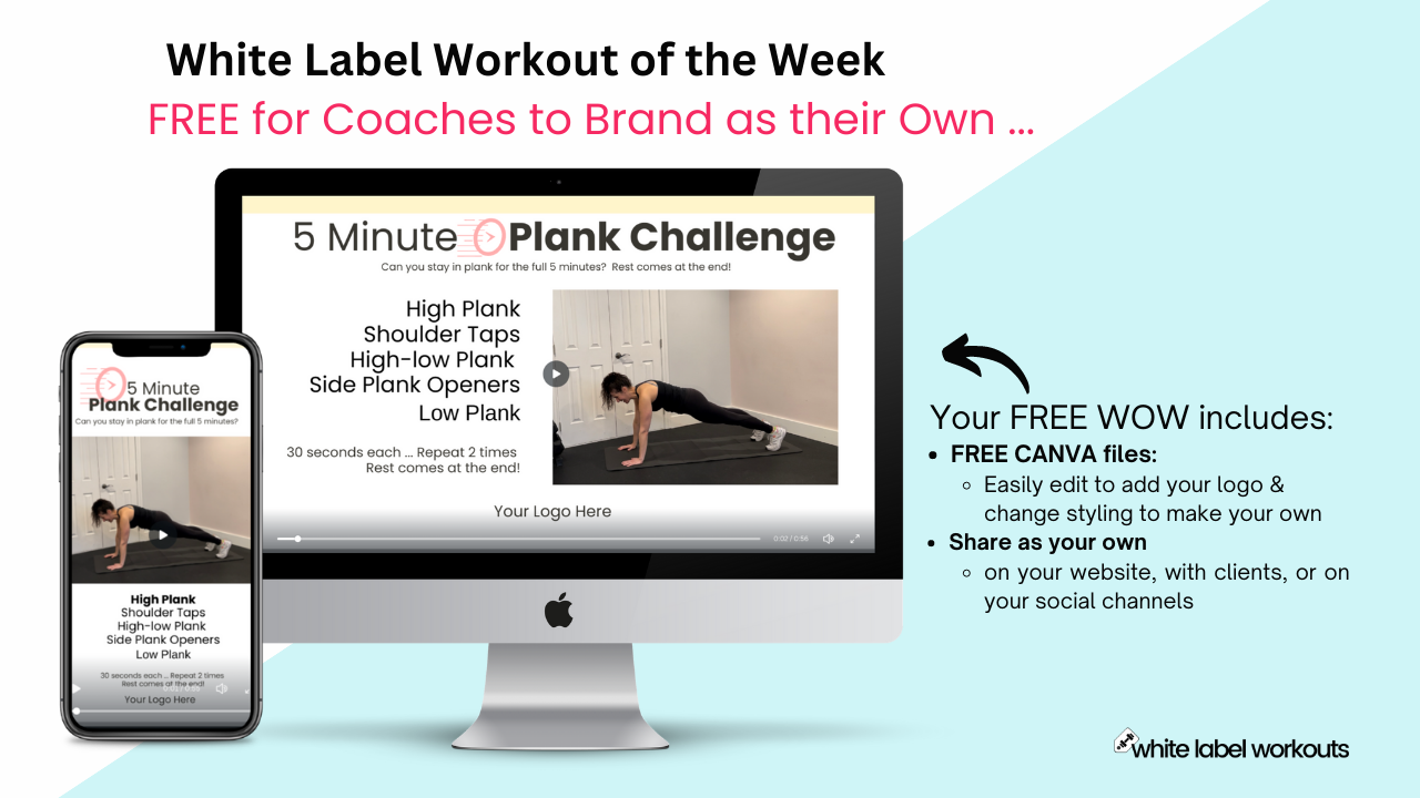 You are currently viewing 5 Minute Plank Challenge:  the White Label Workout of the Week