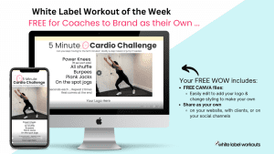 Read more about the article [FREE White Label Workout] The 5 Minute Cardio Challenge
