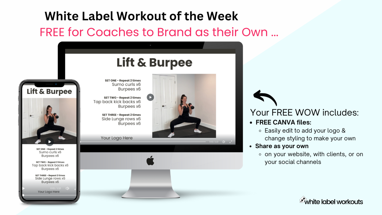 You are currently viewing LIFT & BURPEE: The White Label Workout of the Week