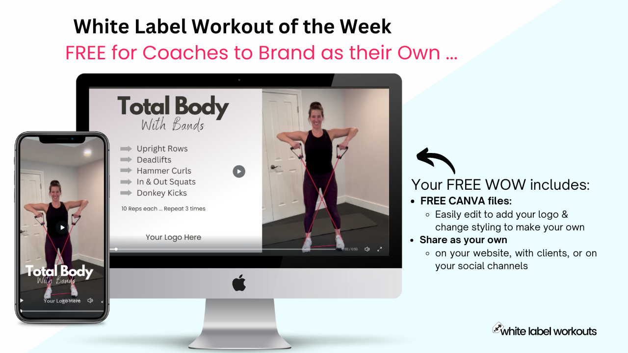 You are currently viewing The White Label Workout of the Week – Total Body Bands [FREE RESOURCE]
