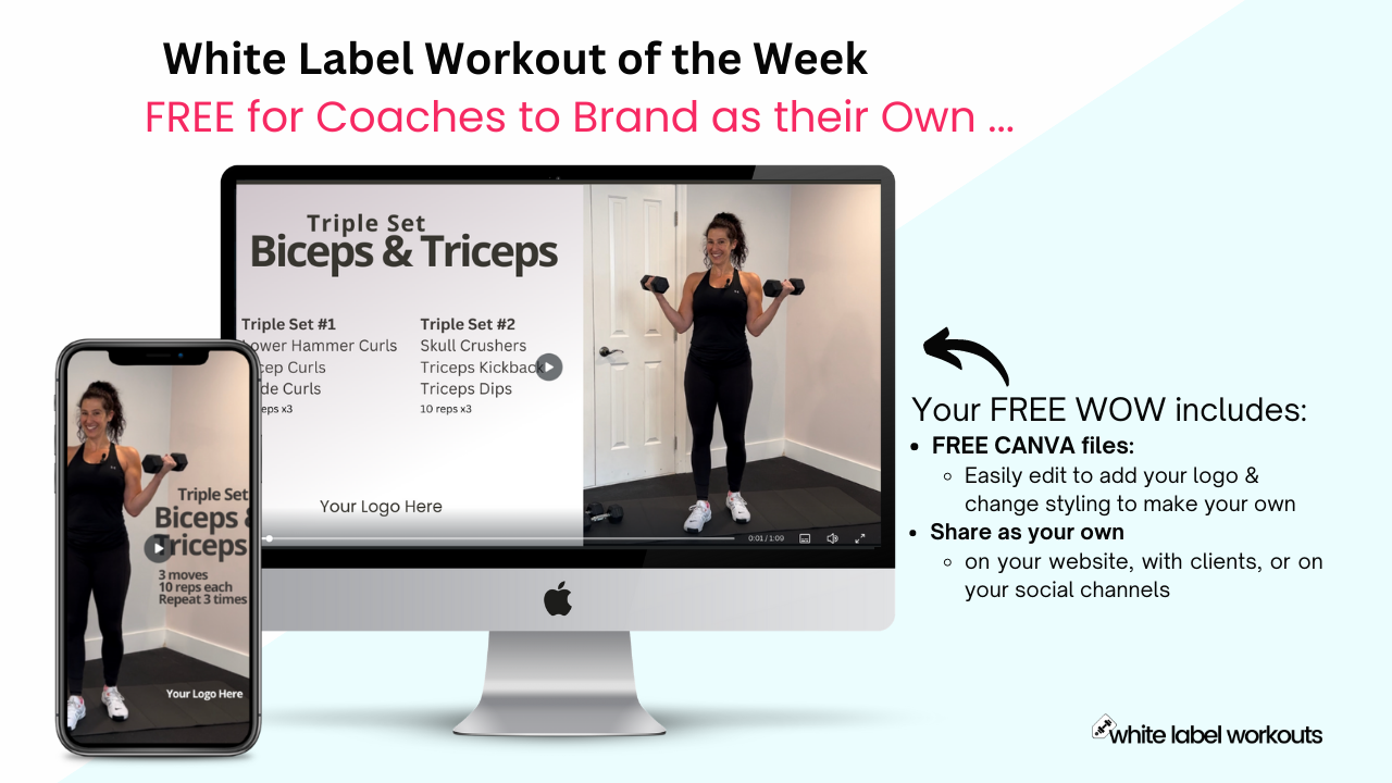 You are currently viewing Triple Set Biceps & Triceps:  Your White Label Workout of the Week