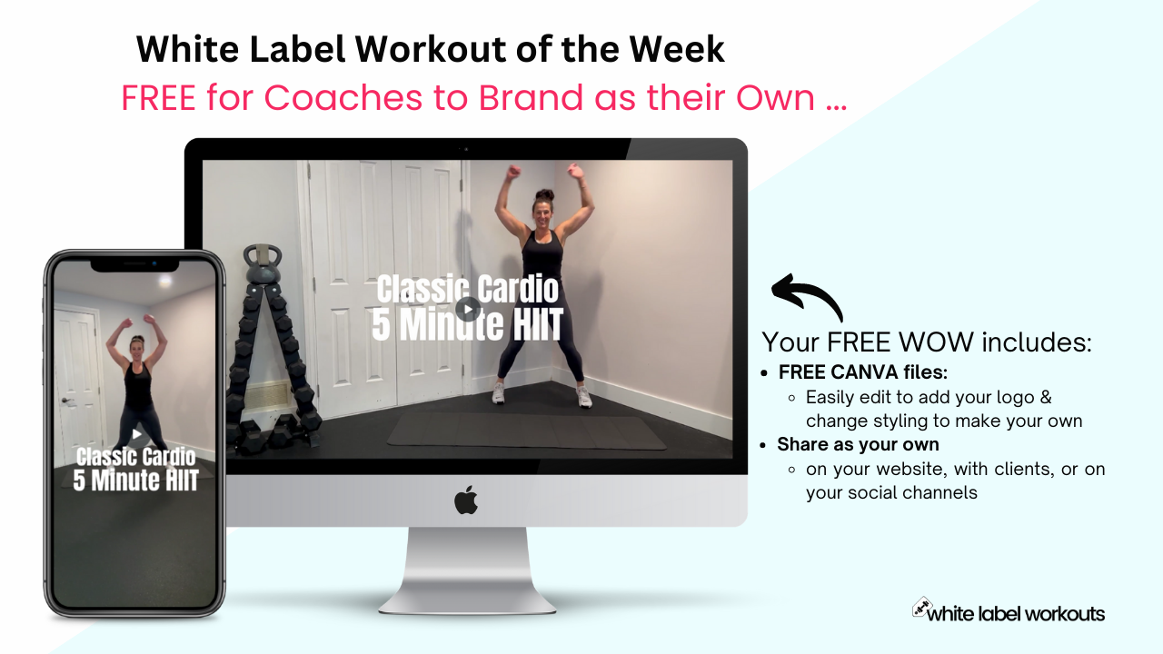 You are currently viewing [Brand as your own workout] Kicking off a new 4 week HIIT series – with a CLASSIC CARDIO circuit!