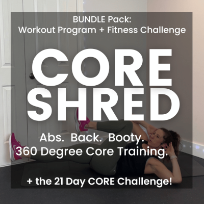 White Label CORE Workout Program + Challenge BUNDLE