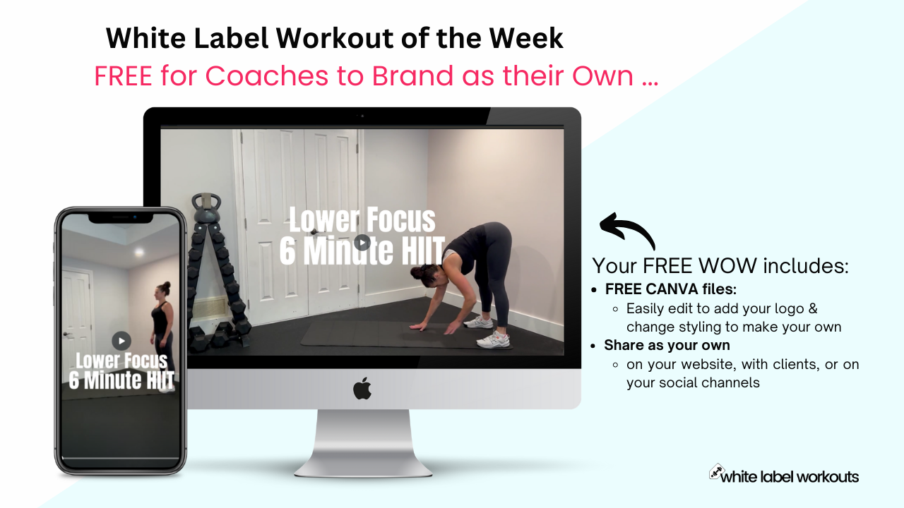You are currently viewing Lower Focus HIIT: Your White Label Workout of the Week