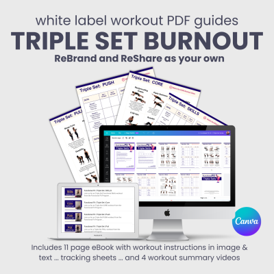 Triple Set Burnout – Functional Fit Block (white label)
