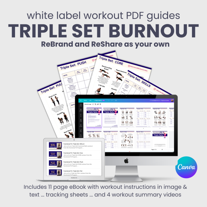 White Label Triple Set Burnout Workout