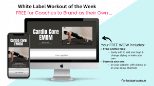 Read more about the article Bringing some #Fitspiration with this week’s White Label Workout:  Cardio Core EMOM