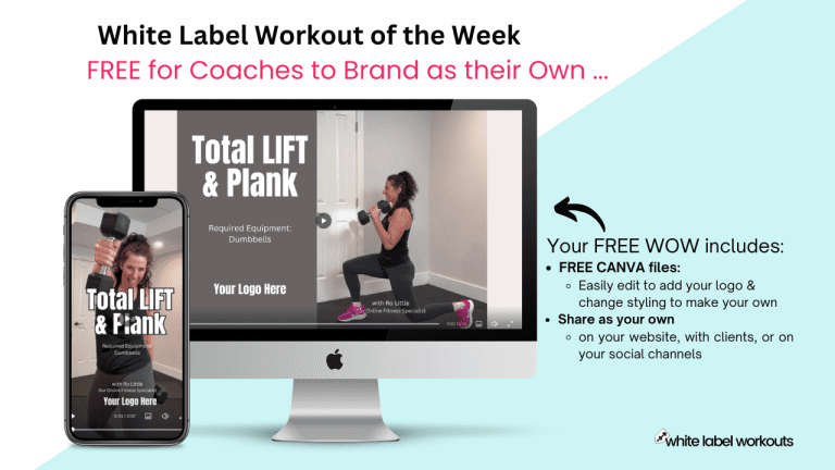 Read more about the article Planks, Thanks, Gifts, and MORE PLANKS!  Your White Label Workout of the Week is here 💪