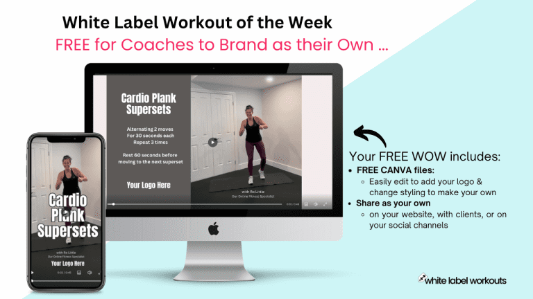Read more about the article Kicking off Planksgiving with a white label Cardio Plank Superset workout – AND some special gifts!