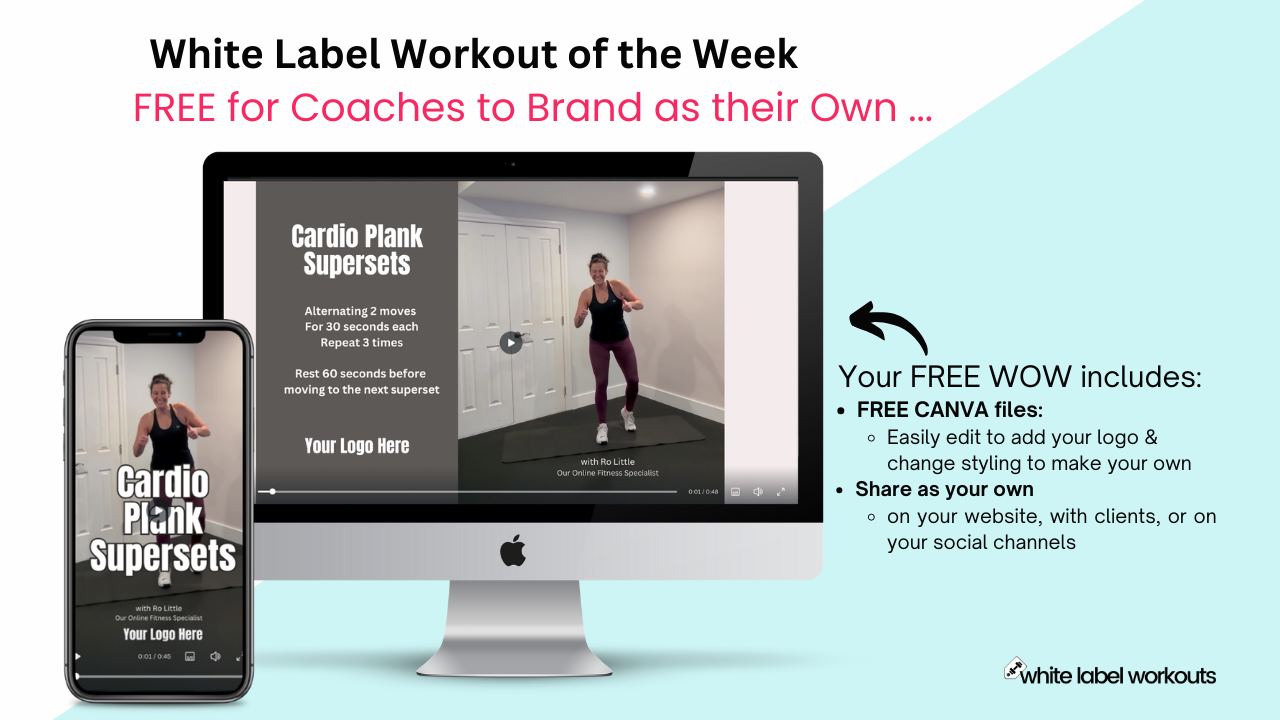 You are currently viewing Kicking off Planksgiving with a white label Cardio Plank Superset workout – AND some special gifts!