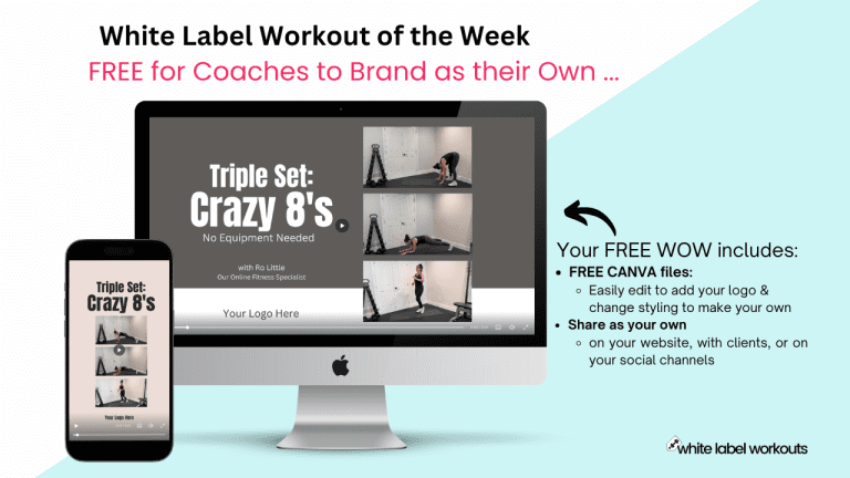 Read more about the article  3 times the CRAZY in this week’s White Label Workout (a FREE RESOURCE for coaches)