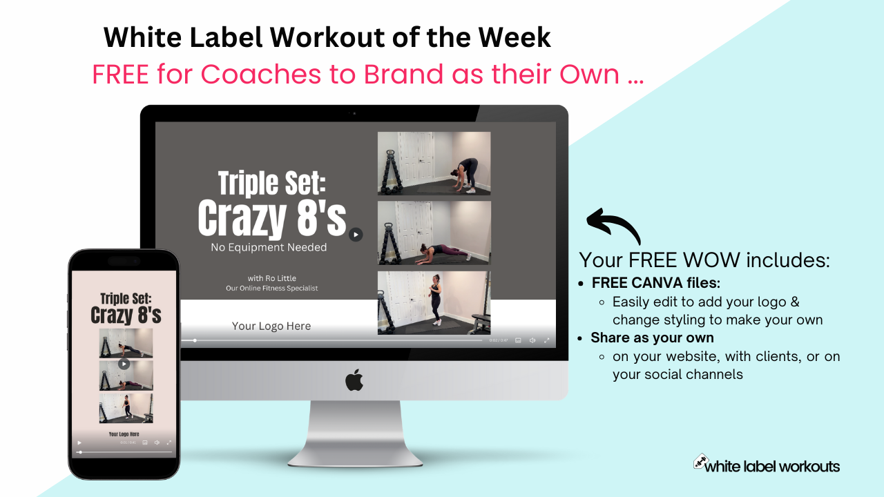 Read more about the article  3 times the CRAZY in this week’s White Label Workout (a FREE RESOURCE for coaches)