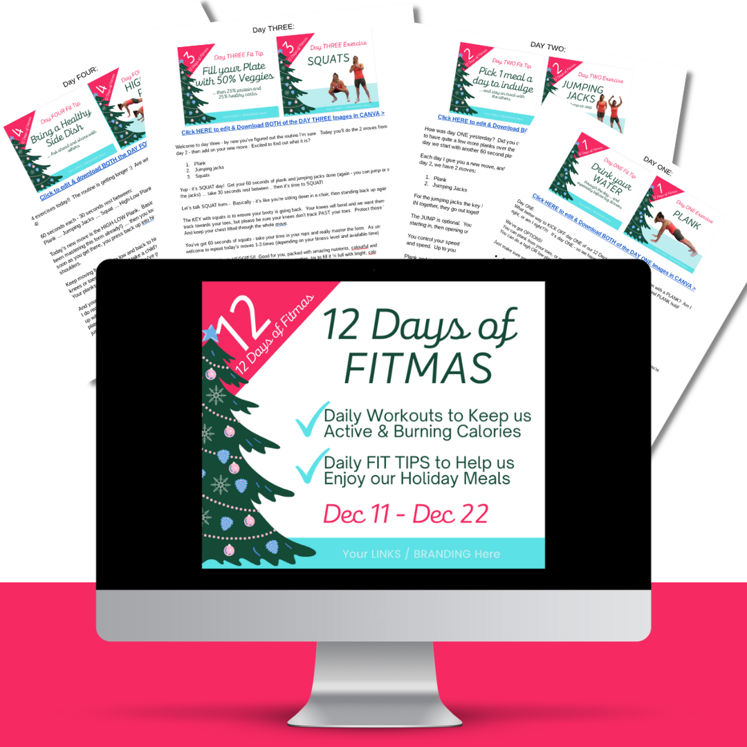 Read more about the article Download your FREE Gift:  The 12 Days of FITmas Challenge