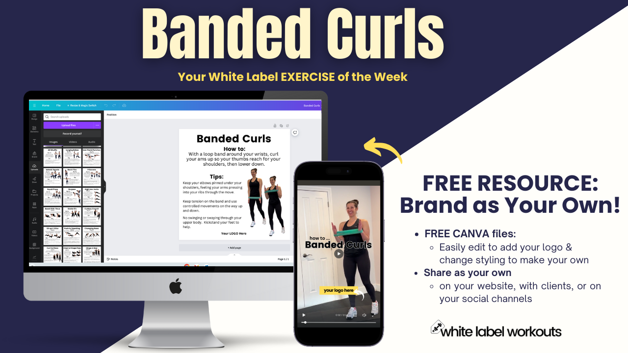 Read more about the article Banded Curls:  Your White Label Exercise Explainer of the Week