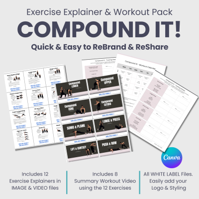 COMPOUND IT:  Exercise Explainer & Workout Pack