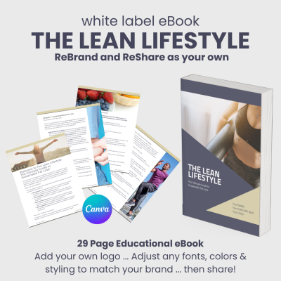 Lean Lifestyle:  White Label eBook Guide