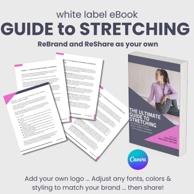 The Ultimate Stretching Guide: White Label eBook