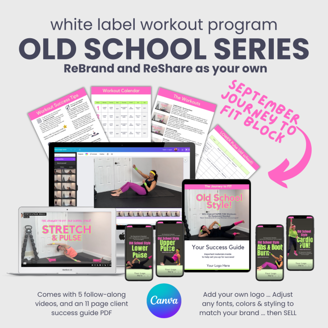 Back to FIT - Old School Style!  Playbook Pack 4 - Image 4