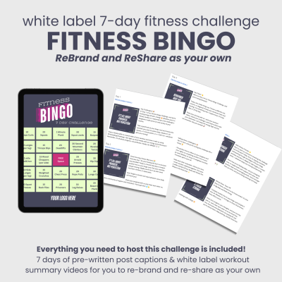 White label fitness challenge