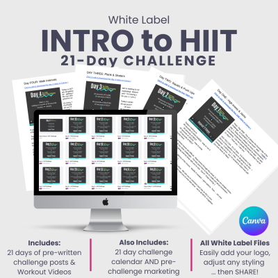 White Label 21 Day Intro to Hiit Challenge