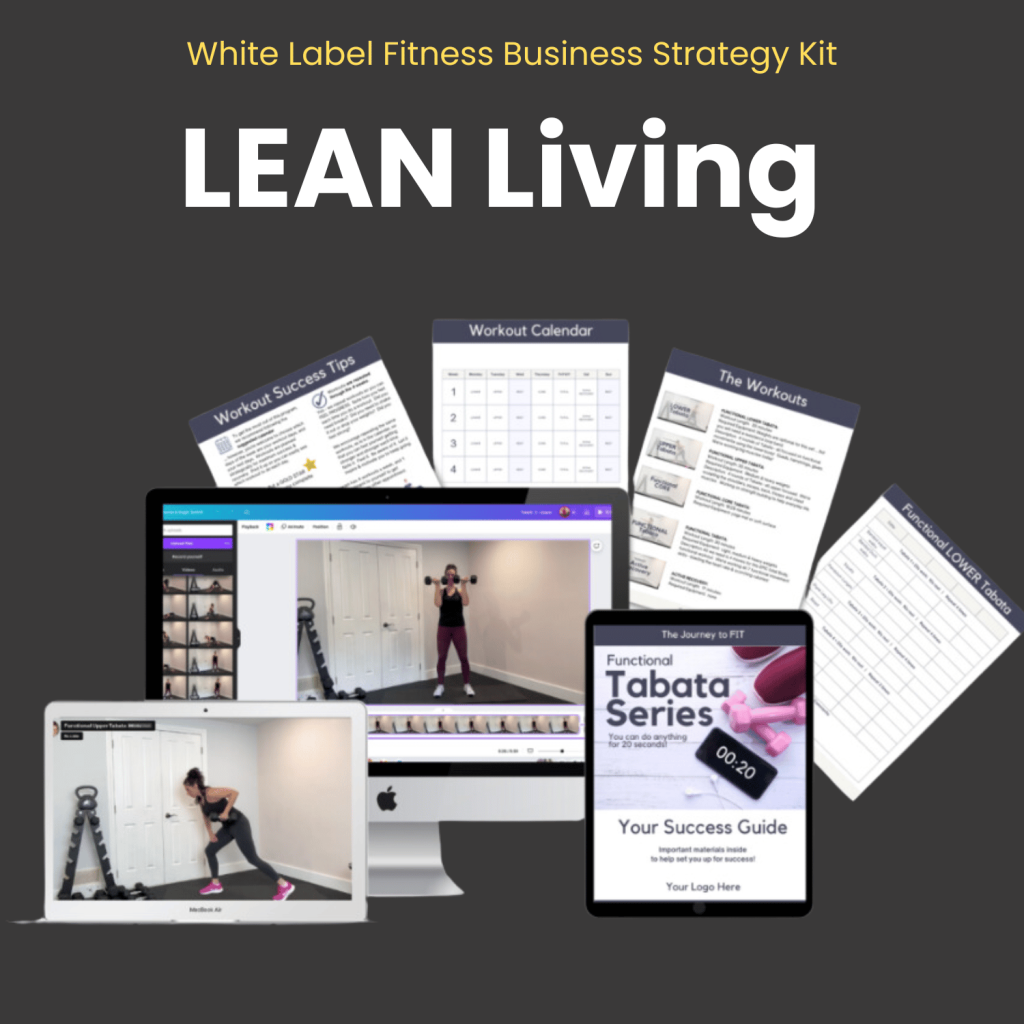 White label business strategy kit: LEAN LIVING