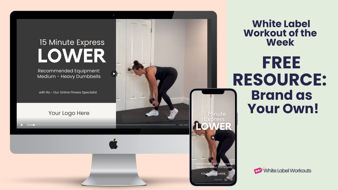 White Label Workout Video of the Week: Express Lower