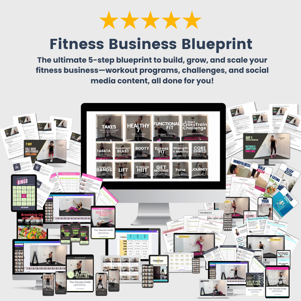 white Label Fitness Business Blueprint Content