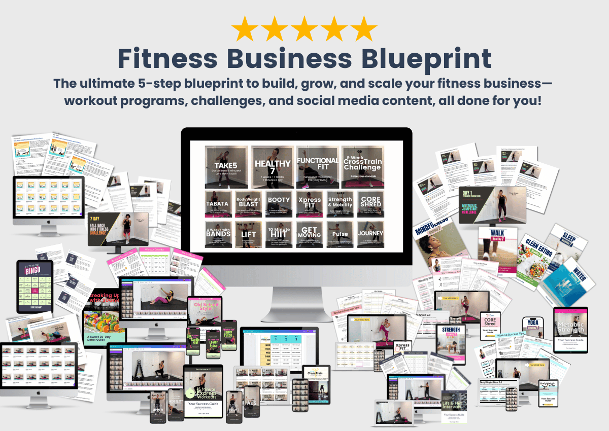 White Label Fitness Business Blueprint Content