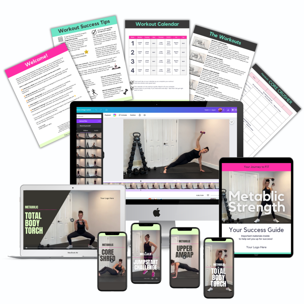 White label workout program: metabolic strength