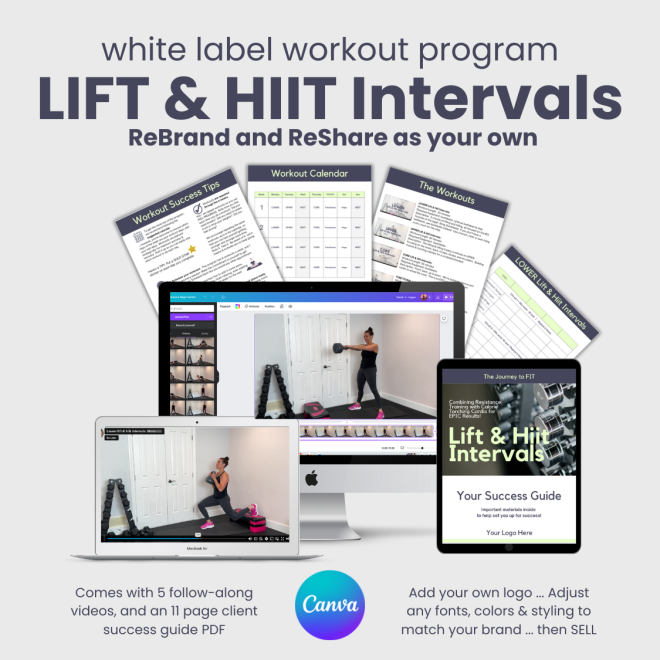 Journey to FIT: LIFT & HIIT Intervals Block