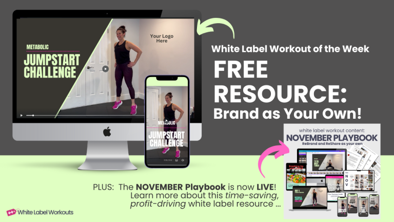 White Label Workout of the Week: Metabolic Jumpstart Challenge