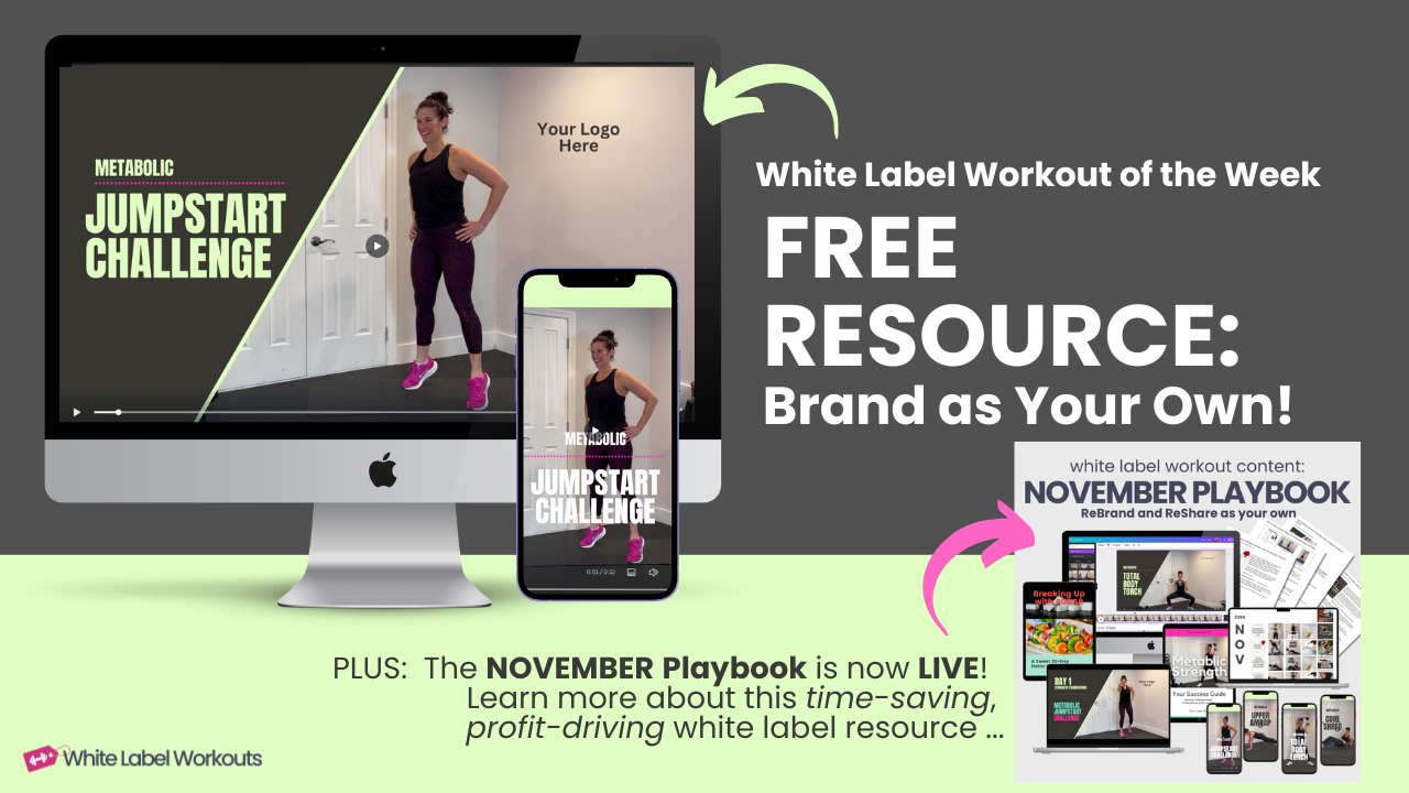 White Label Workout of the Week: Metabolic Jumpstart Challenge