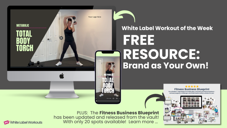 White Label workout video of the week - total body torch