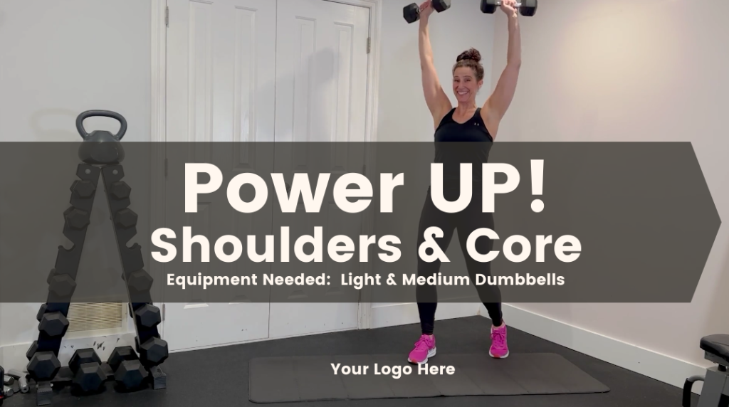 White label workout video of the week:  Power UP Horizontal