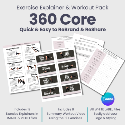 White label exercise explainer: 360 core
