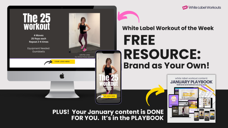 White Label Workout video of the week: The 25 Workout! Kicking off 2025 with awesomeness