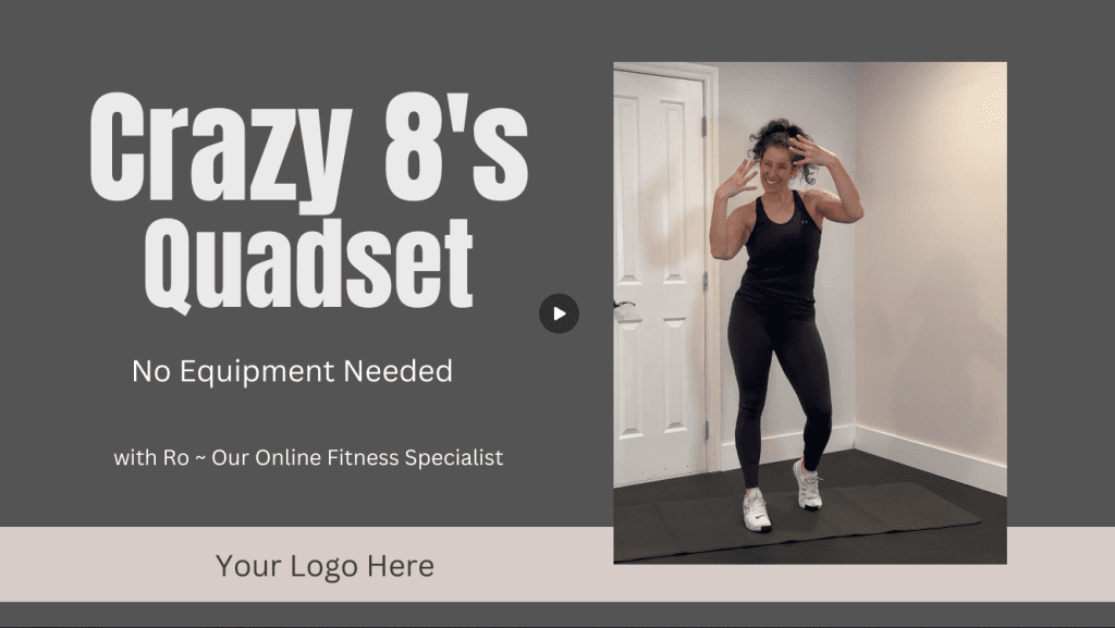 White Label Workout Video of the Week:  Crazy 8's Quadset