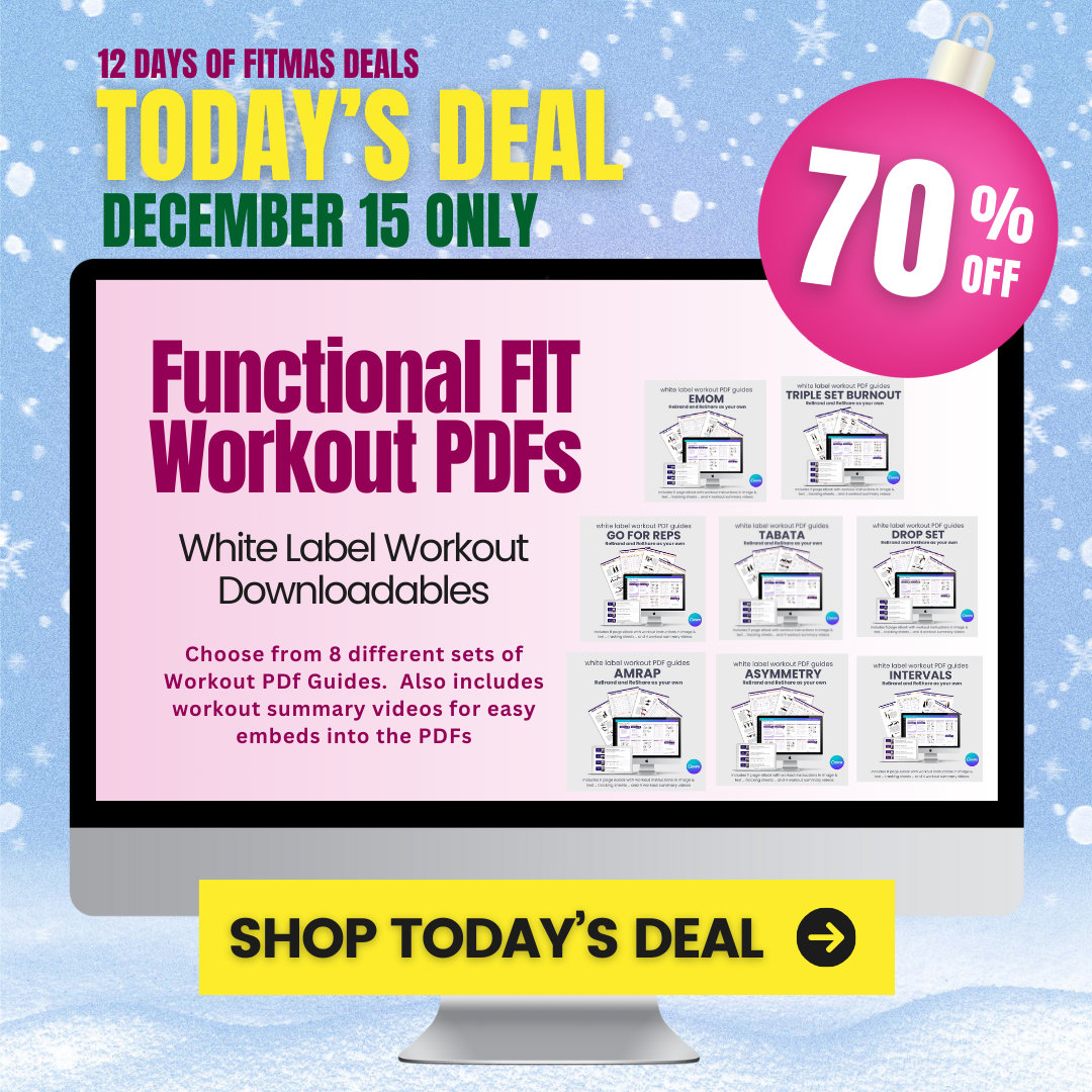 White Label FITmas Day 7 Deal: Function Fit at 70% off!