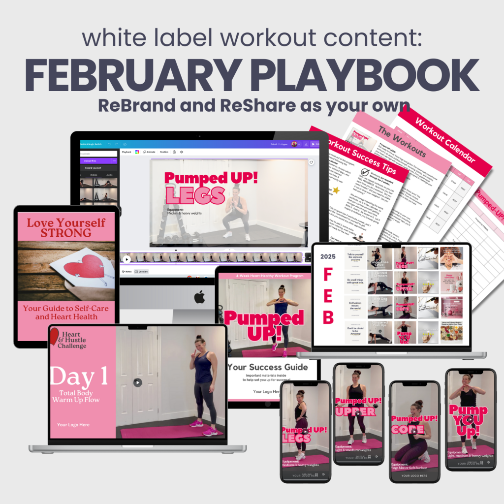 White Label Fitness Business PLAYBOOK: February Content