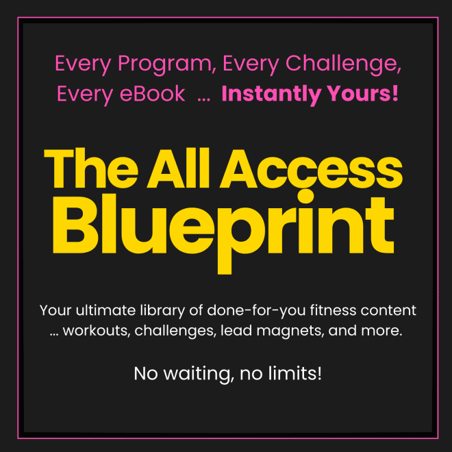 White Label Fitness Business Blueprint (the ALL ACCESS Pass)