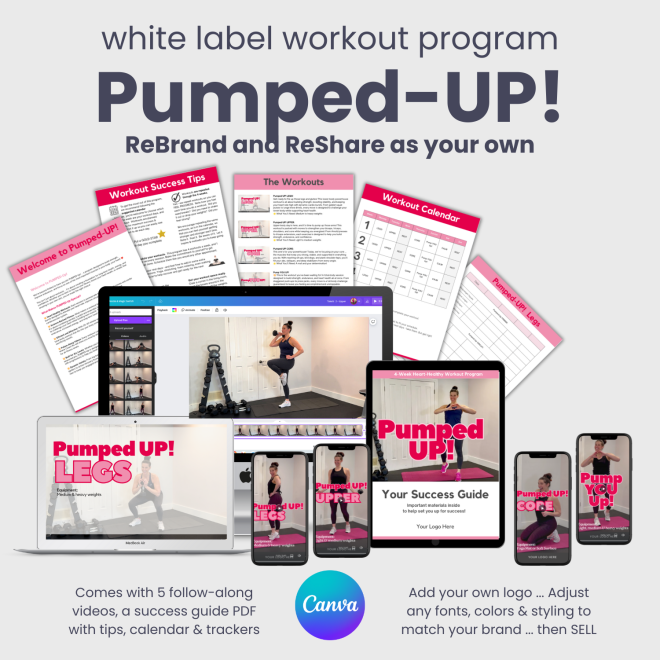 White Label Workout Video Program: Pumped-Up!