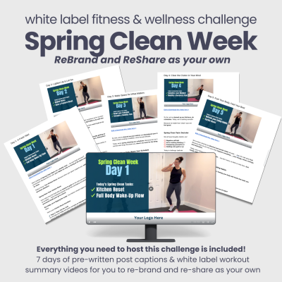 White Label Spring Clean Week 7 Day Challenge