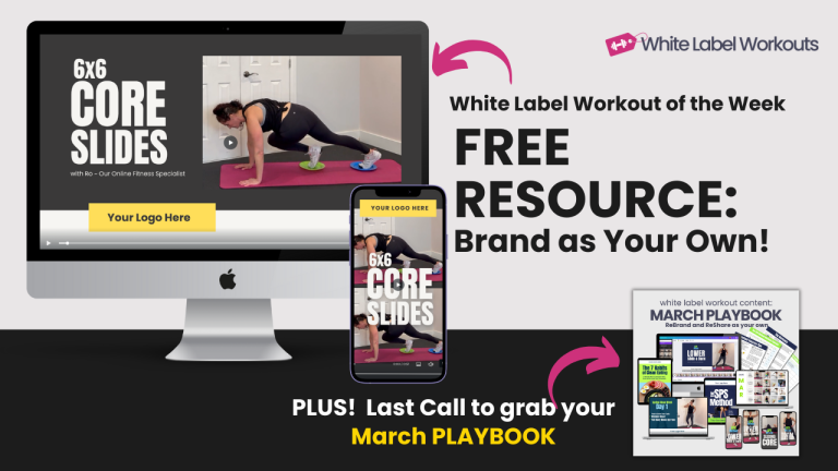 6x6 Core Sliders: The White Label Workout Video of the Week [FREE Coach Resource]