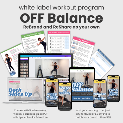 OFF Balance – White Label Workout Video Program