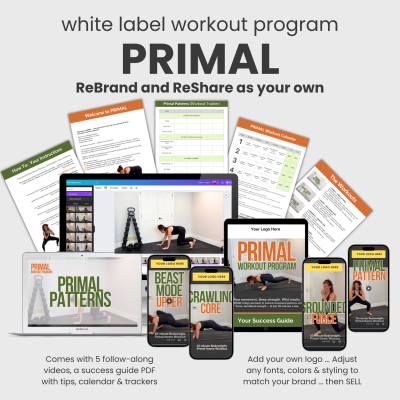 PRIMAL – White Label Workout Video Program